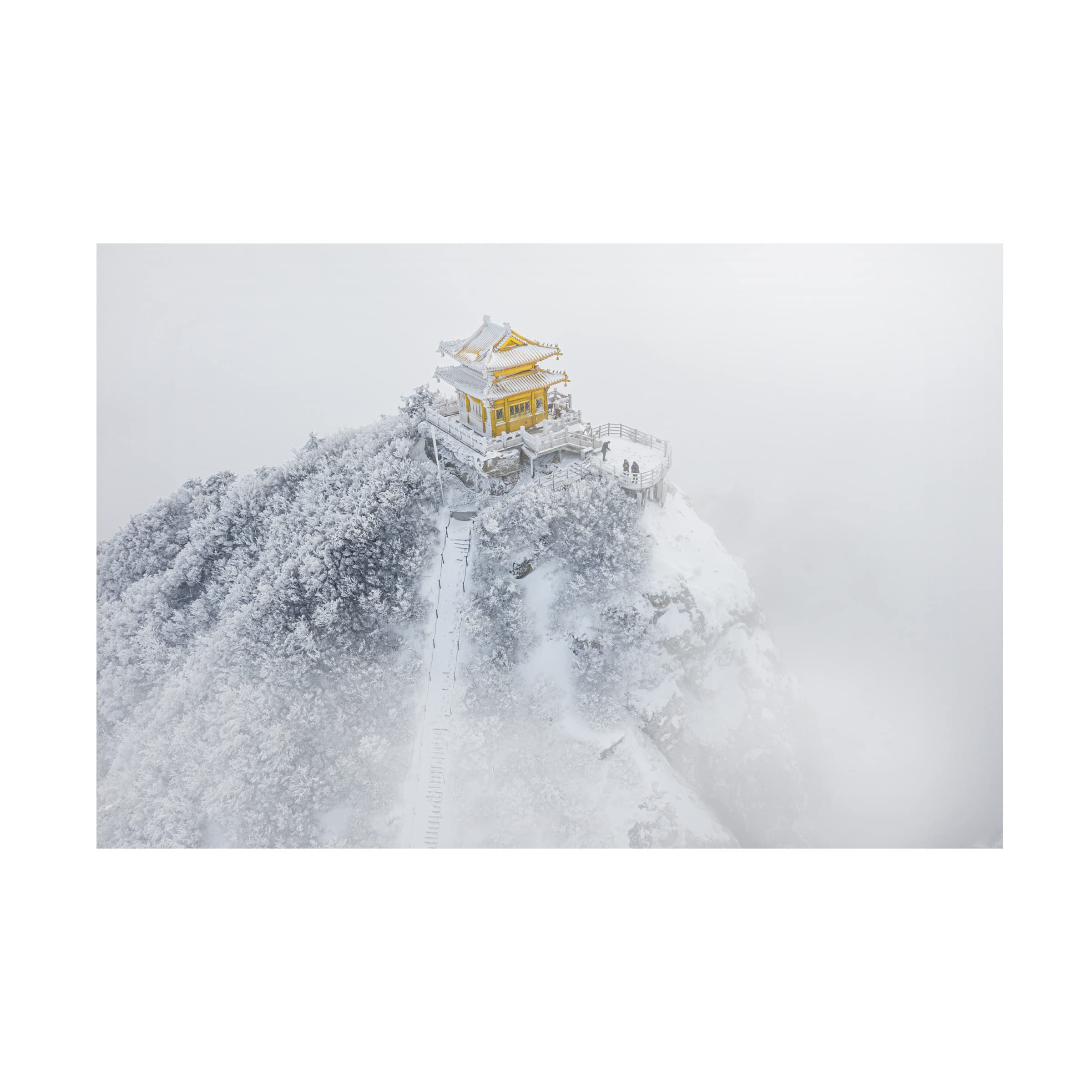 Trademark Fine Art 'The Moon Palace' Canvas Wall Art by Simoon - Perfect for Living Room, Bedroom & Office Decor