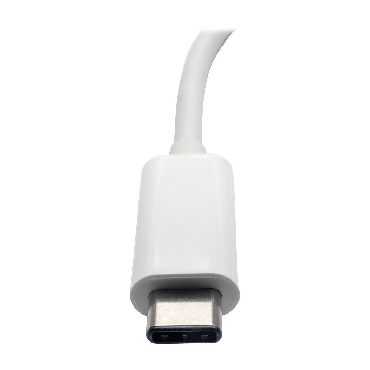 Tripp Lite U444-06N-H4-C USB-C to HDMI & DisplayPort Adapter with Power Delivery - 4K Video Output & USB-C Charging Port - White - Perfect for Home Office, Gaming & Multi-Monitor Setup