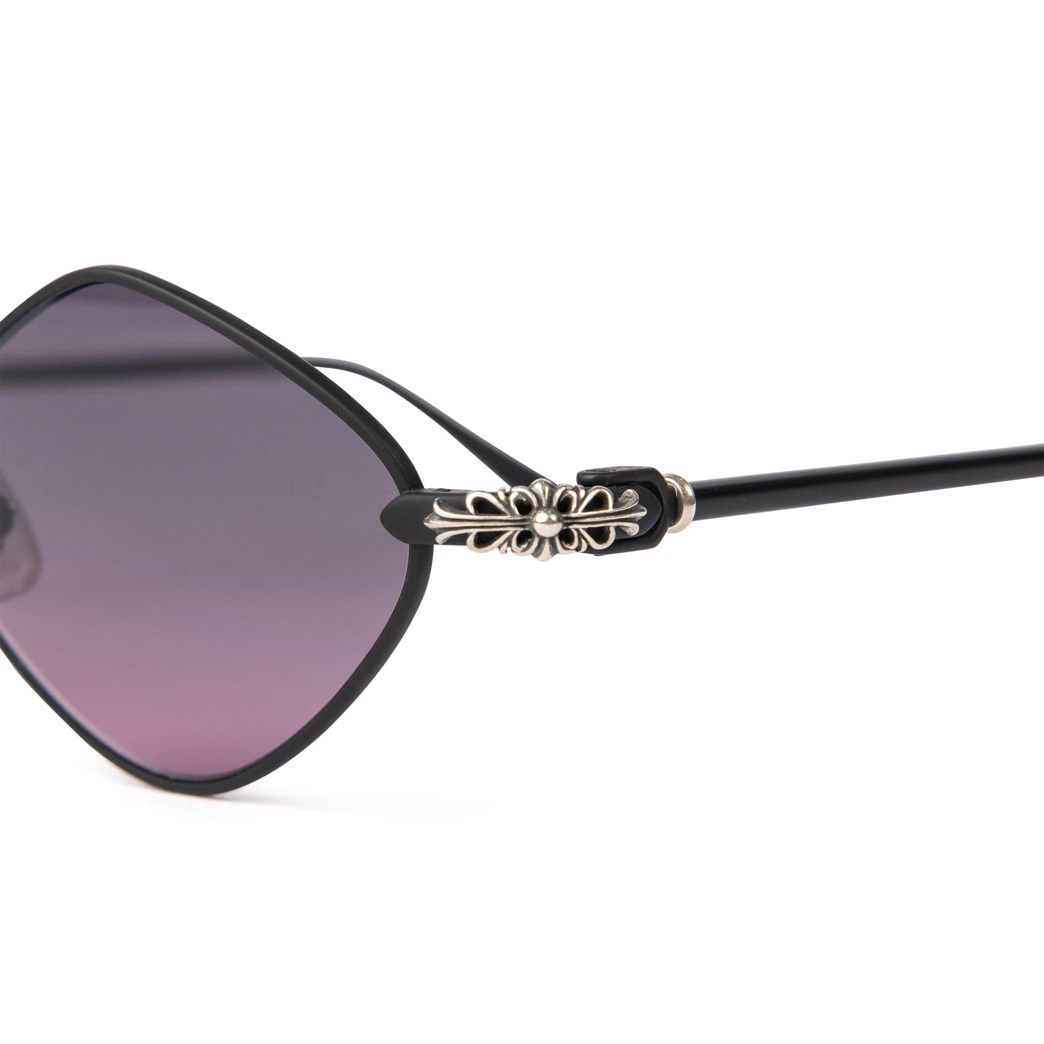 Chrome Hearts Diamond Dog Matte Black Sunglasses for Men & Women - Luxury Designer Shades for Outdoor, Driving & Fashion