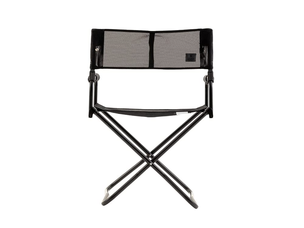 Snow Peak Mesh Folding Chair - Lightweight Portable Camping Chair for Outdoor Adventures, Hiking, Backpacking & Beach - Breathable Mesh Design for Patio, Garden, Picnic & Tailgating - Compact Foldable Outdoor Seating Solution