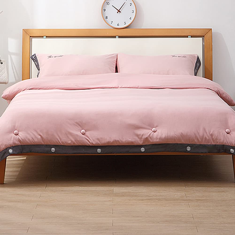 16-Piece Duvet Clips Set - Non-Slip Quilt Fixing Clips with Buttons for Duvet Cover | Pink Mushroom-Shaped Holders | Perfect for Bedroom, Hotel & Airbnb Use