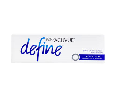 1 DAY ACUVUE® DEFINE™ Contact Lenses (30 Pack) - Daily Disposable Lenses for Natural Eye Enhancement & Comfort - Perfect for Work, Social Events & Special Occasions