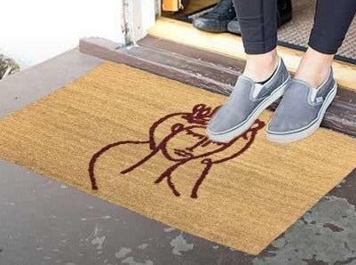 Custom Logo Coconut Coir Doormats - Eco-Friendly & Durable Entryway Mats for Home & Office - Perfect for Indoor & Outdoor Use