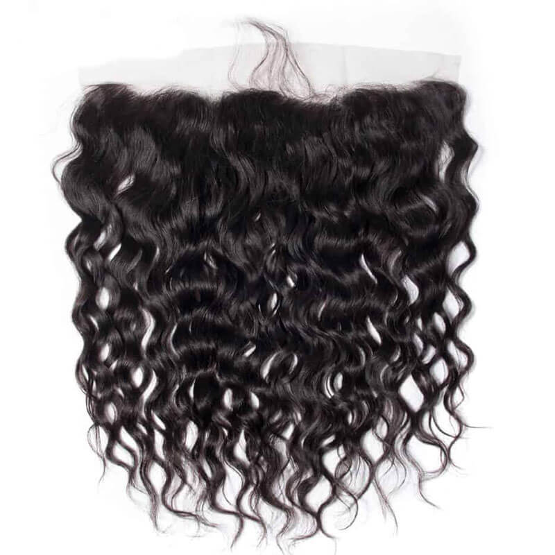Eullair Water Wave Bundles with Closure 3/4 PCS - 4x4 5x5 6x6 HD Lace Closure - Perfect for Natural-Looking Hairstyles, Weaves & Extensions for Women