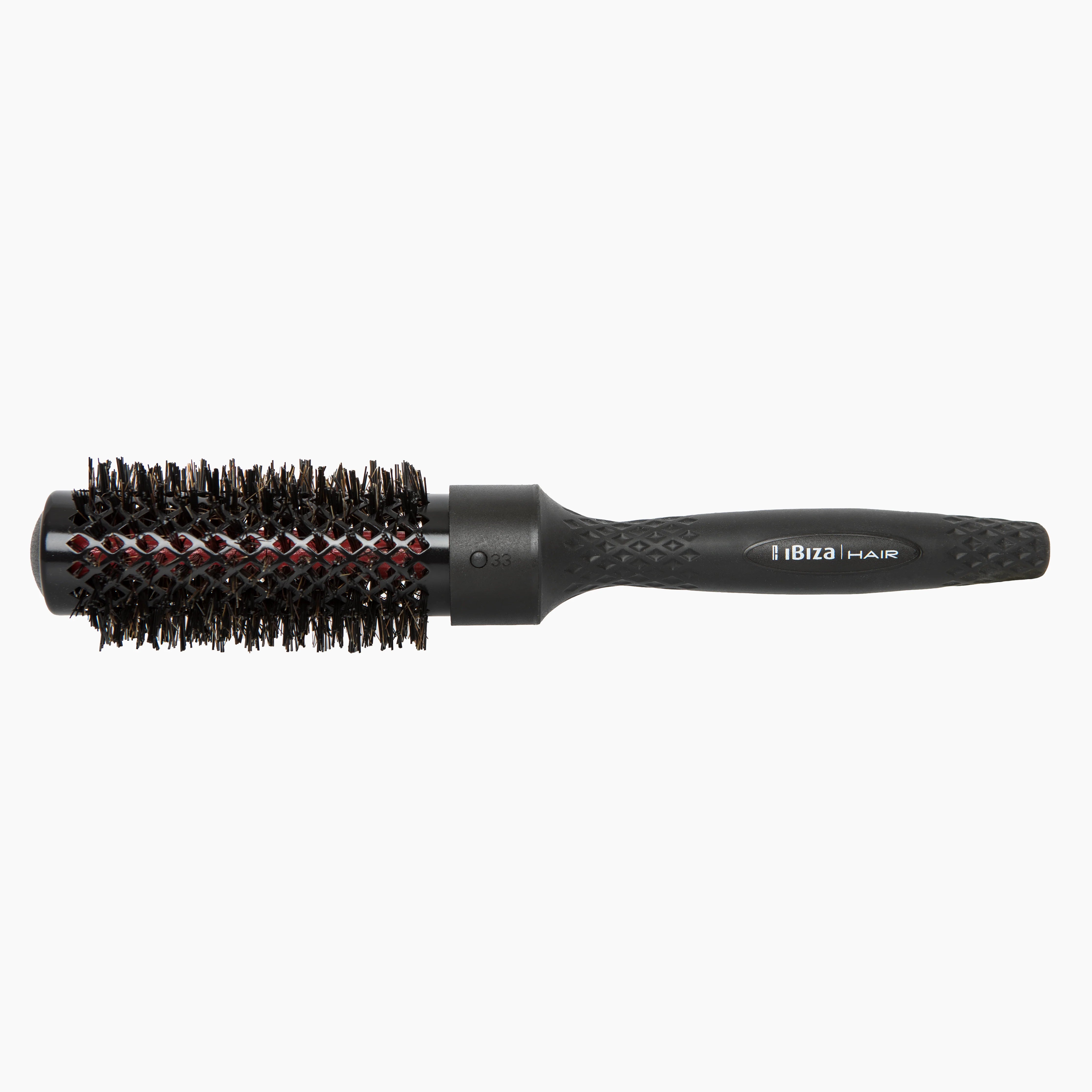 RB3 Narrow Barrel Thermal Styling Brush for Tight Curls - 33mm Ceramic Hair Curling Iron for Salon-Quality Waves & Ringlets | Perfect for Home Styling, Special Occasions & Professional Use