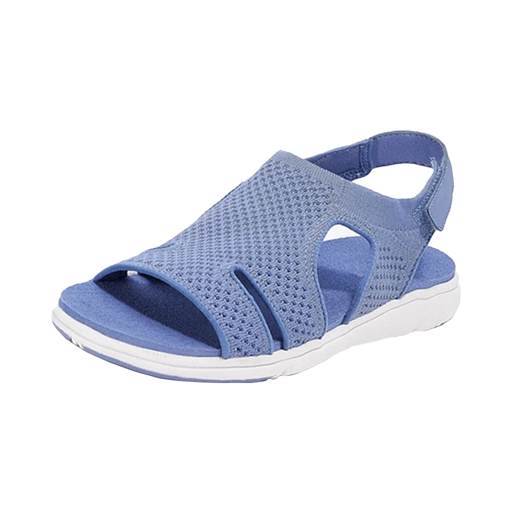Women's Soft Comfortable Flat Sandals - Breathable Summer Beach Sandals for Walking & Travel | Perfect for Vacation, Poolside & Casual Outings