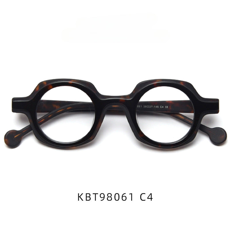Vintage Retro Plate Glasses Frames 98061 - Classic Eyewear for Men & Women, Perfect for Reading, Driving, and Fashion Accessories
