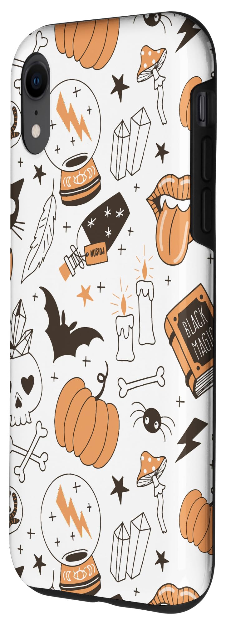 iPhone XR Witchy Crystals Case - Halloween 2023 Protective Cover for Spiritual Vibes
