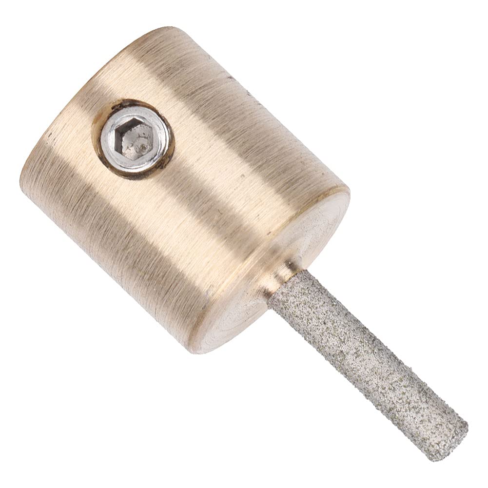 Glass Grinder Bit - Metal Grinding Bit with Ceramic Abrasive Head for Inland Glass Grinder & Repair Tools (MCB18) - Perfect for Stained Glass, Mosaic, and DIY Glass Art Projects