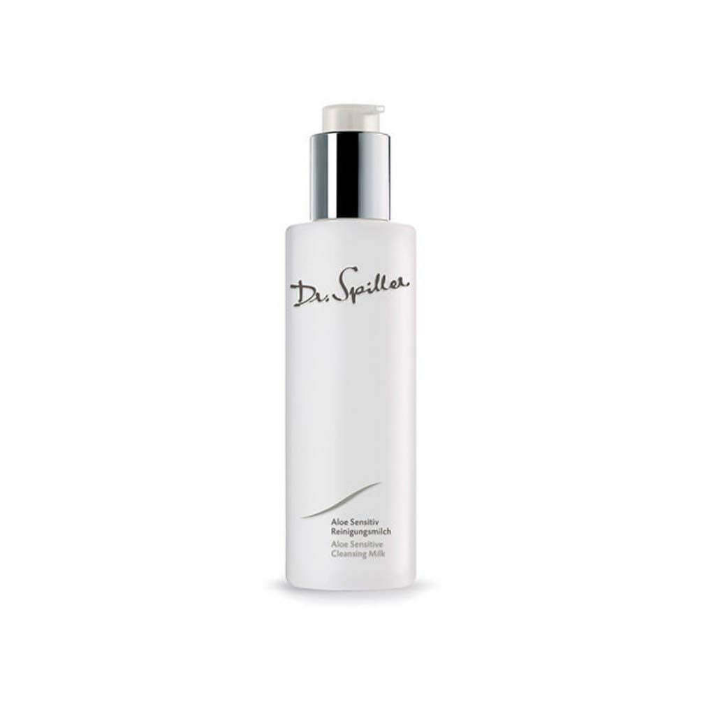 Dr. Spiller Biomimetic Aloe Sensitive Cleansing Milk 200ml/6.8oz - Gentle Face Wash for Sensitive Skin, Hydrating & Soothing Cleanser for Daily Skincare Routine