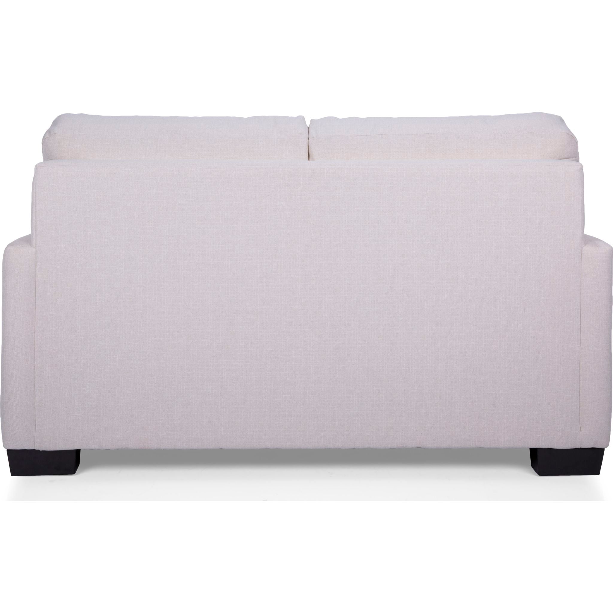 Alessandra Loveseat Recliner Sofa - Reclaimed Ivory & Cheerful Sky Blue Fabric - Modern Living Room Furniture for Small Spaces | Perfect for Apartments, Reading Nooks & Cozy Home Decor