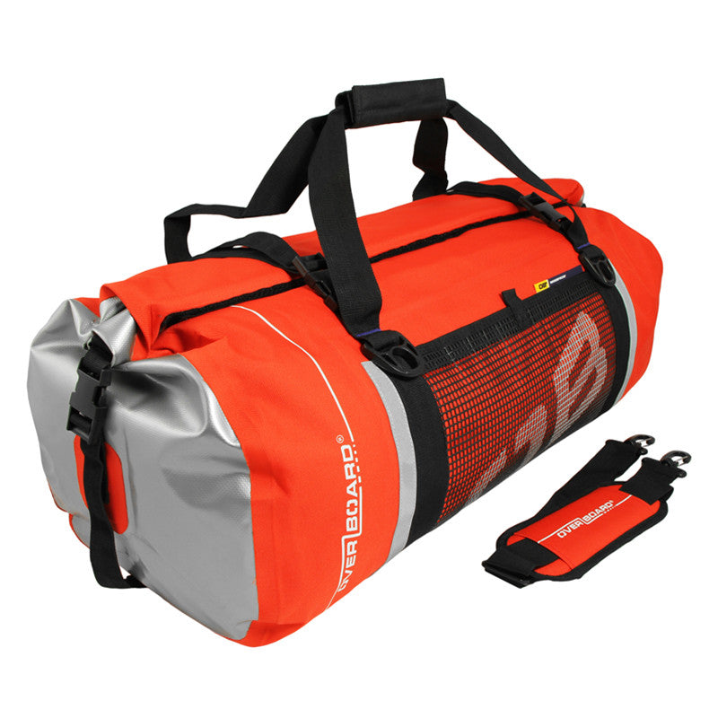 OverBoard Waterproof Duffel Bag 60L - Heavy Duty Dry Bag for Camping, Hiking, Boating & Water Sports - Airtight Seal Keeps Gear Dry