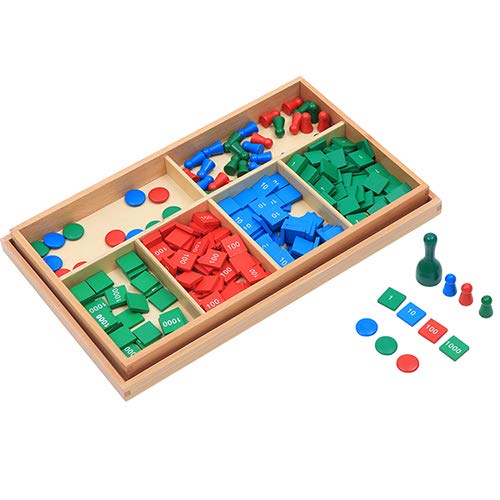 Montessori Math Stamp Game - Preschool Learning Tool for Counting, Addition & Subtraction | Early Childhood Education & Homeschooling Activities