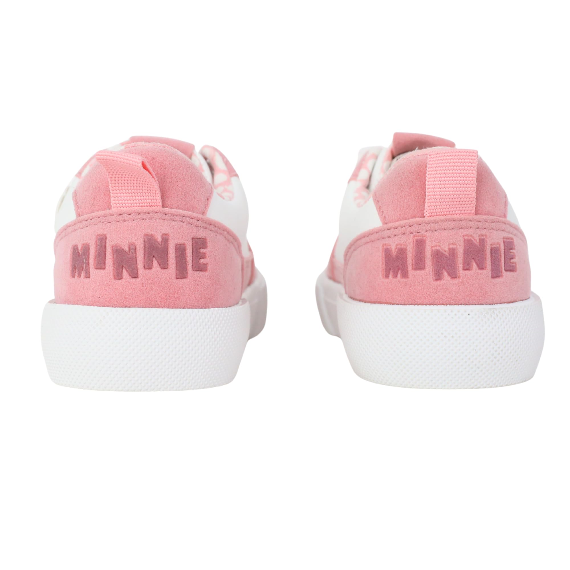 Minnie Mouse Girls Sneakers - Low Top Pull On for Play & School
