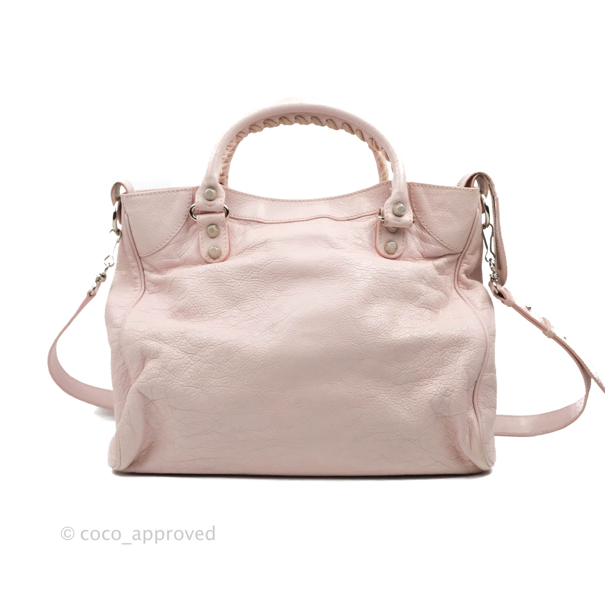 Balenciaga Velo Bag in Pale Pink with Silver Hardware - Luxury Crossbody Bag for Women, Perfect for Everyday Use and Special Occasions