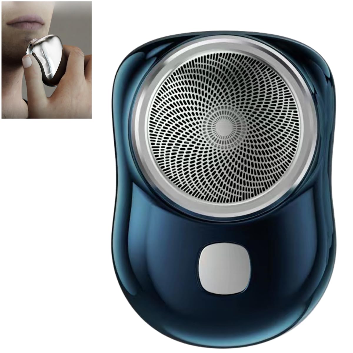 Premium Mini Portable Electric Shaver for Men - USB Rechargeable Travel Razor with LED Display & High-Power Motor | Perfect for Business Travel, Gym, Home & On-The-Go Grooming | Beards, Stubble & Facial Hair Trimmer | Great for Daily Shaving, Quick Touch-Ups & Travel Essentials | Ideal for Office, Vacation & Car Emergency Kit