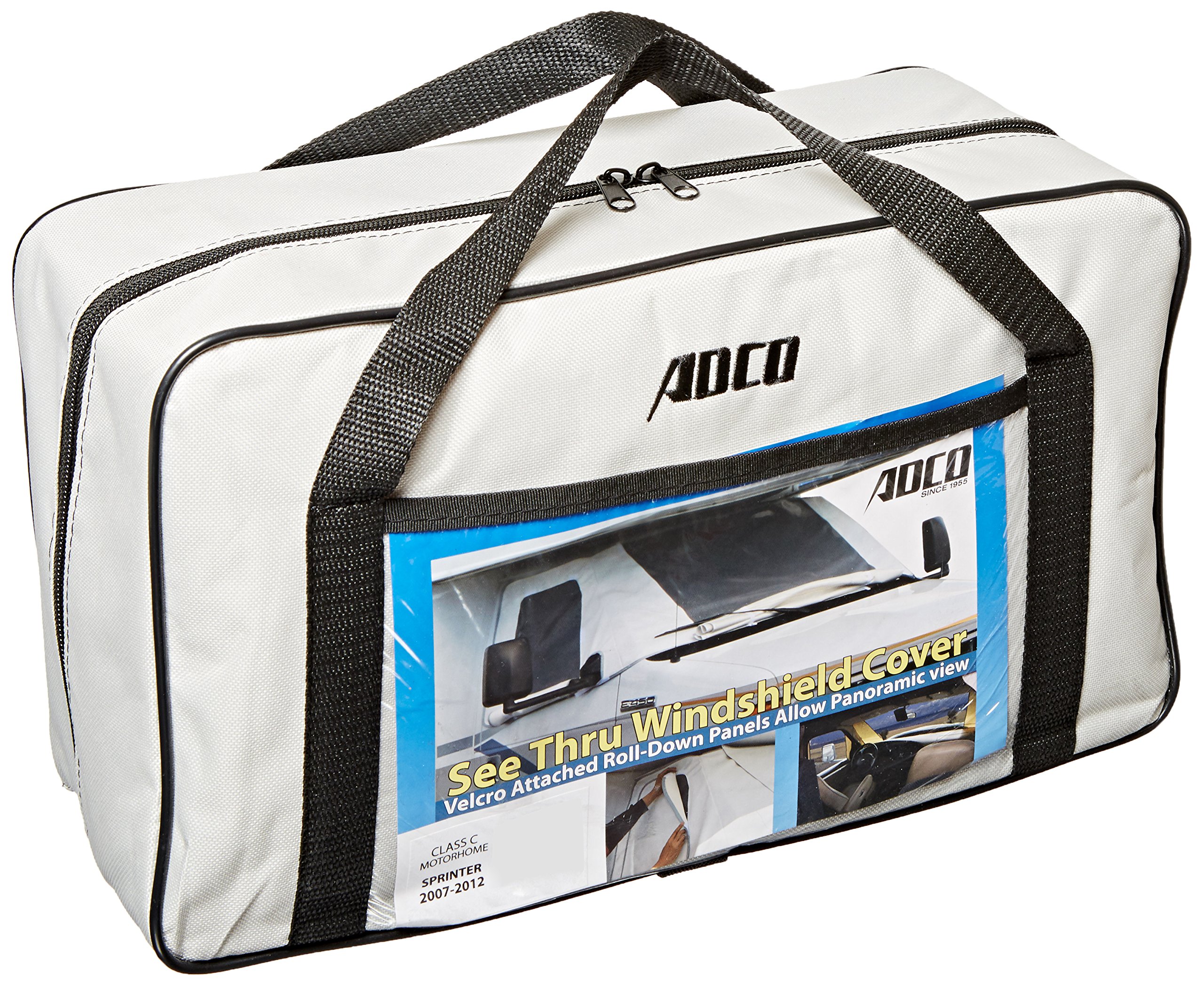 ADCO 2523 White Windshield Cover for Sprinter Vans - UV Protection & All-Weather Shield - Perfect for Parking, Travel & Winter Storage
