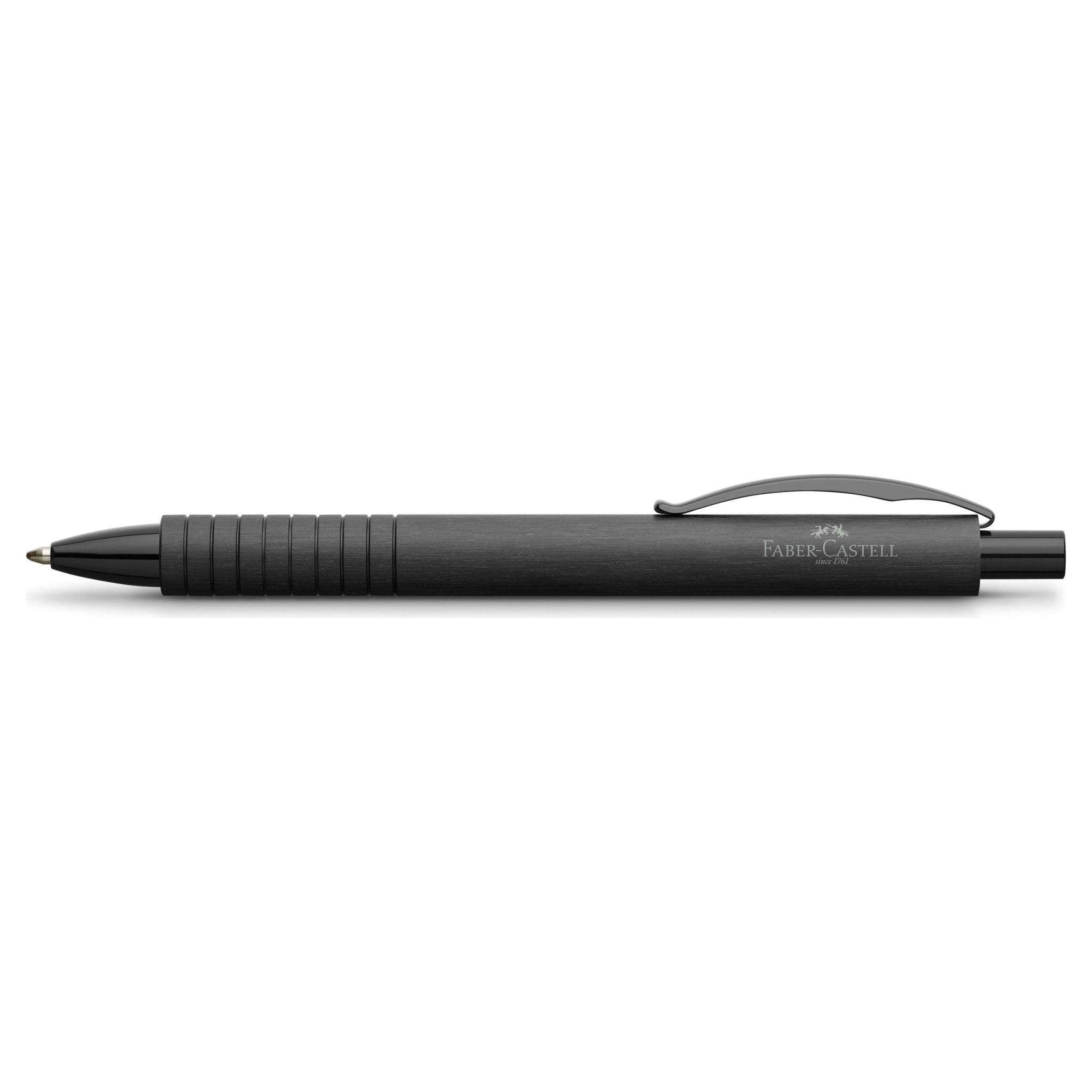 Premium Essentio Ballpoint Pen - Sleek Aluminum Black Design for Smooth Writing | Ideal for Office, School & Everyday Use #148427