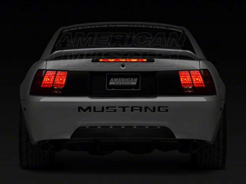 Raxiom Black Housing Smoked Lens Tail Lights & Sequential Tail Light Kit for 1999-2004 Ford Mustang (Excludes 99-01 Cobra) - Upgrade Your Ride for Night Driving & Car Shows