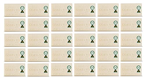 Australian Botanical Goat Milk & Soybean Oil Soap - 40 Bars - Natural Moisturizing & Gentle Cleansing for Sensitive Skin - Perfect for Daily Use, Gifts & Travel