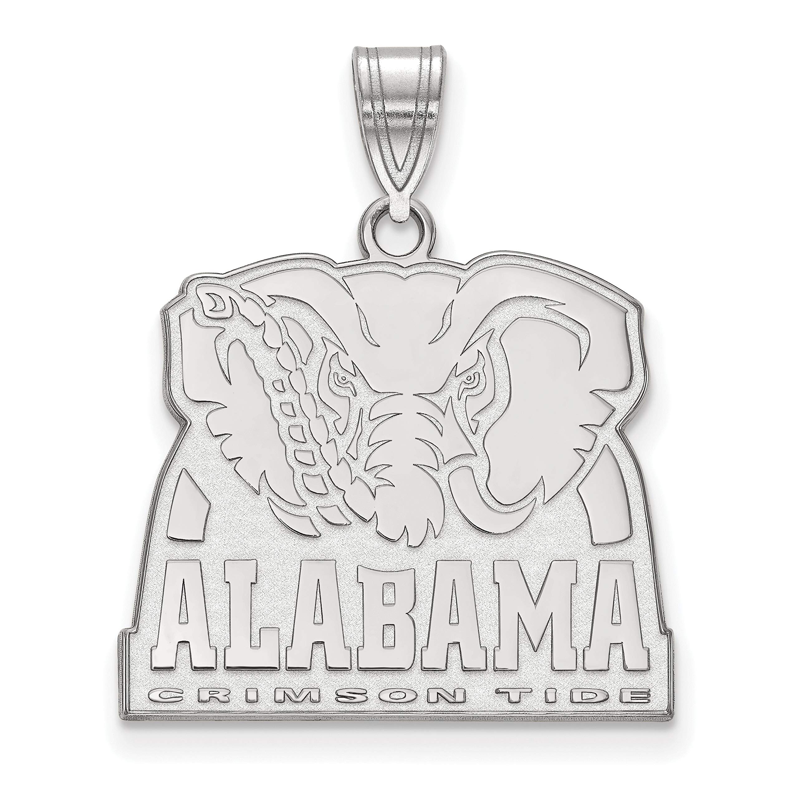 Official University of Alabama Crimson Tide Sterling Silver Mascot Pendant - Perfect for Game Days, Graduation Gifts & Alabama Alumni Pride