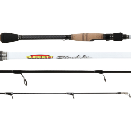Duckett Fishing DFBI72M S Black Ice 7'2