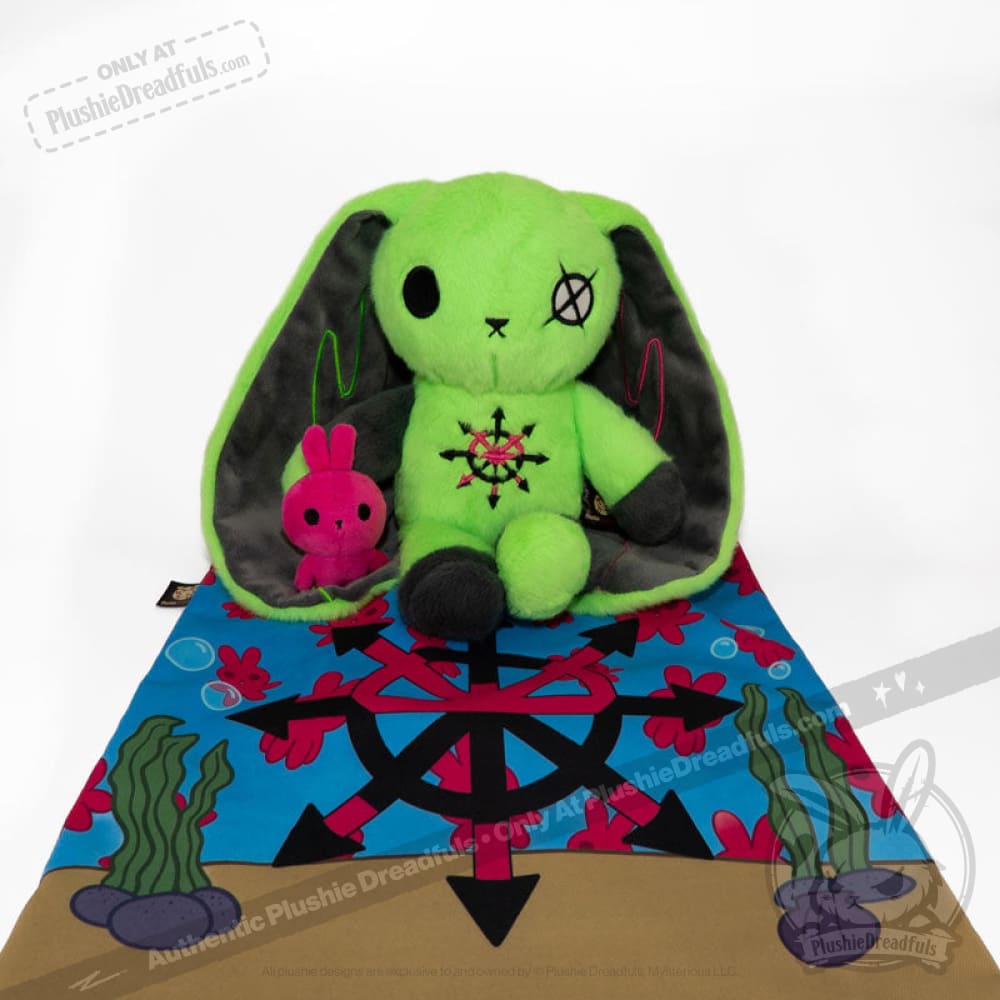 Plushie Dreadfuls ADHD Rabbit Extra Chaos Edition - Soft Stuffed Animal Toy for Kids & Adults | Perfect for Anxiety Relief, ADHD Support & Emotional Comfort