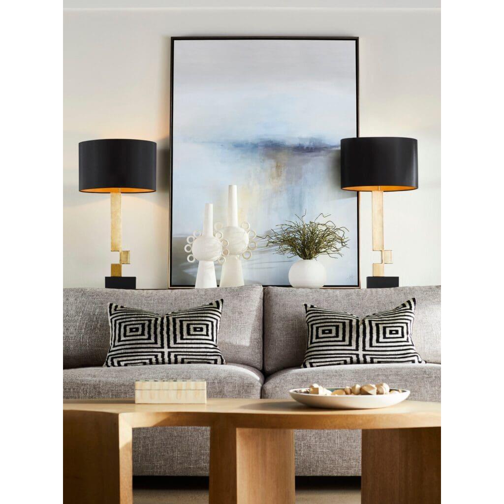 Cyan Design 10985 Rendezvous Table Lamp - Elegant Black & Gold Finish for Living Room, Bedroom, or Office Decor