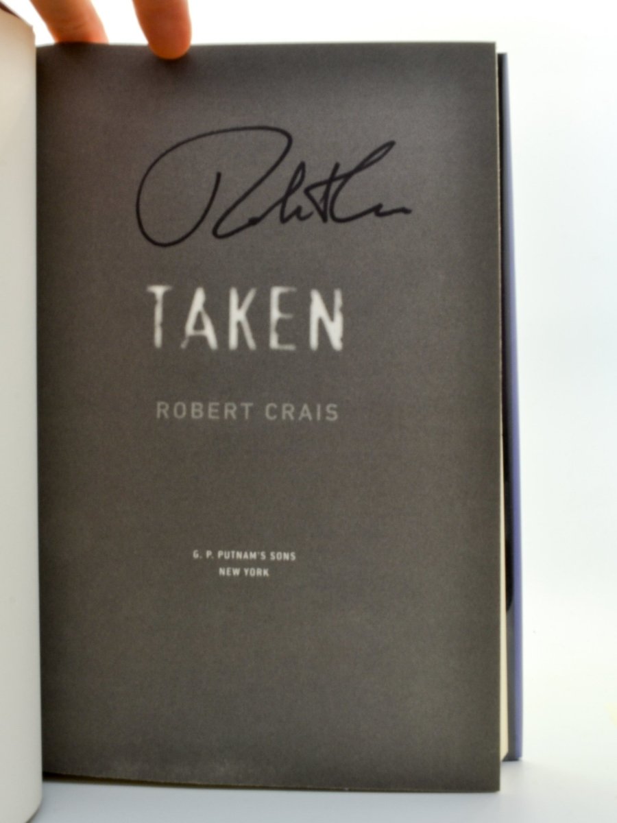 Signed Book 'Taken' by Robert Crais - Thriller Novel for Mystery & Crime Fiction Fans - Perfect for Collectors & Book Lovers