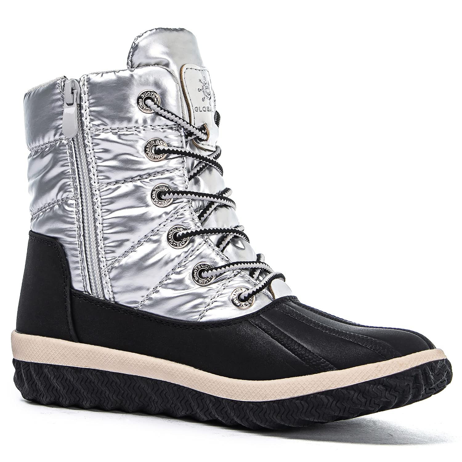 GLOBALWIN Women's Winter Ankle Boots - Waterproof Snow Boots for Women, Warm Fur Lined Booties for Cold Weather - Perfect for Snowy Days, Outdoor Activities & Winter Fashion
