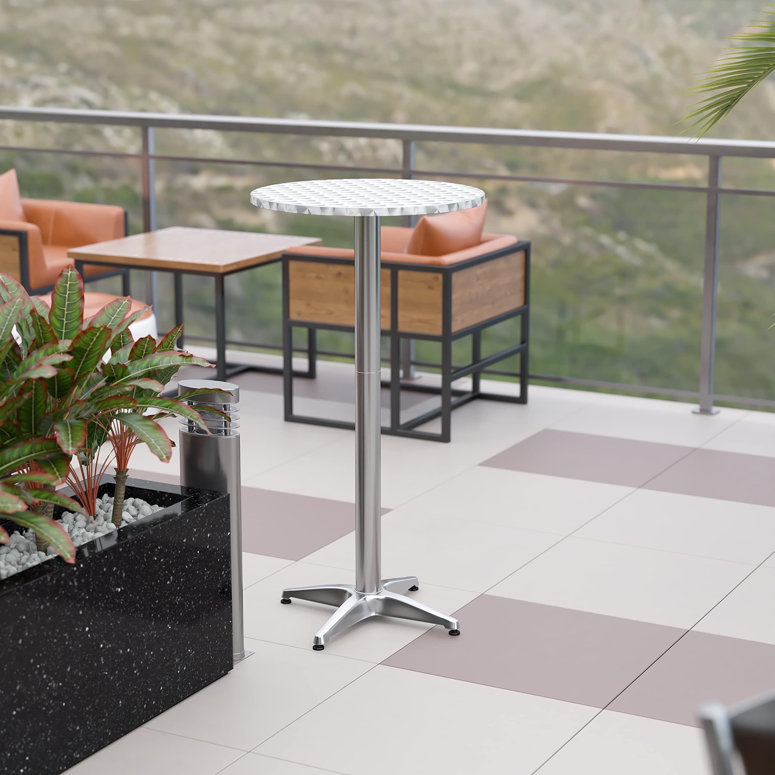 Aluminum Bar Table 23.5