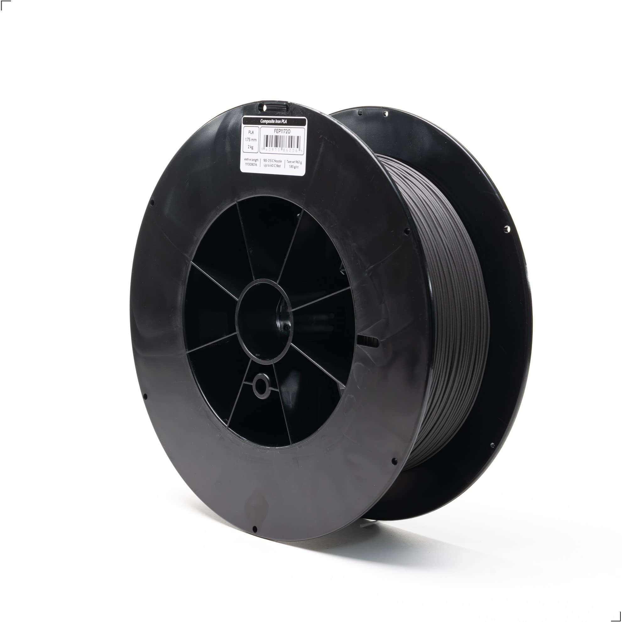 Protopasta 3D Printer Filament - 1.75mm Magnetic Iron Filled PLA Filament (2kg Spool) for DIY Projects, Prototyping & Creative Models | High-Quality 3D Printing Material