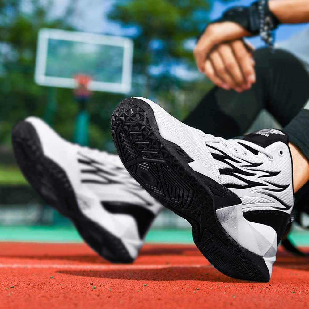 Men's Running Shoes - Lightweight Basketball Sneakers for Outdoor Sports & Gym Workouts - Breathable Fashion Sneakers for Jogging, Walking & Casual Wear