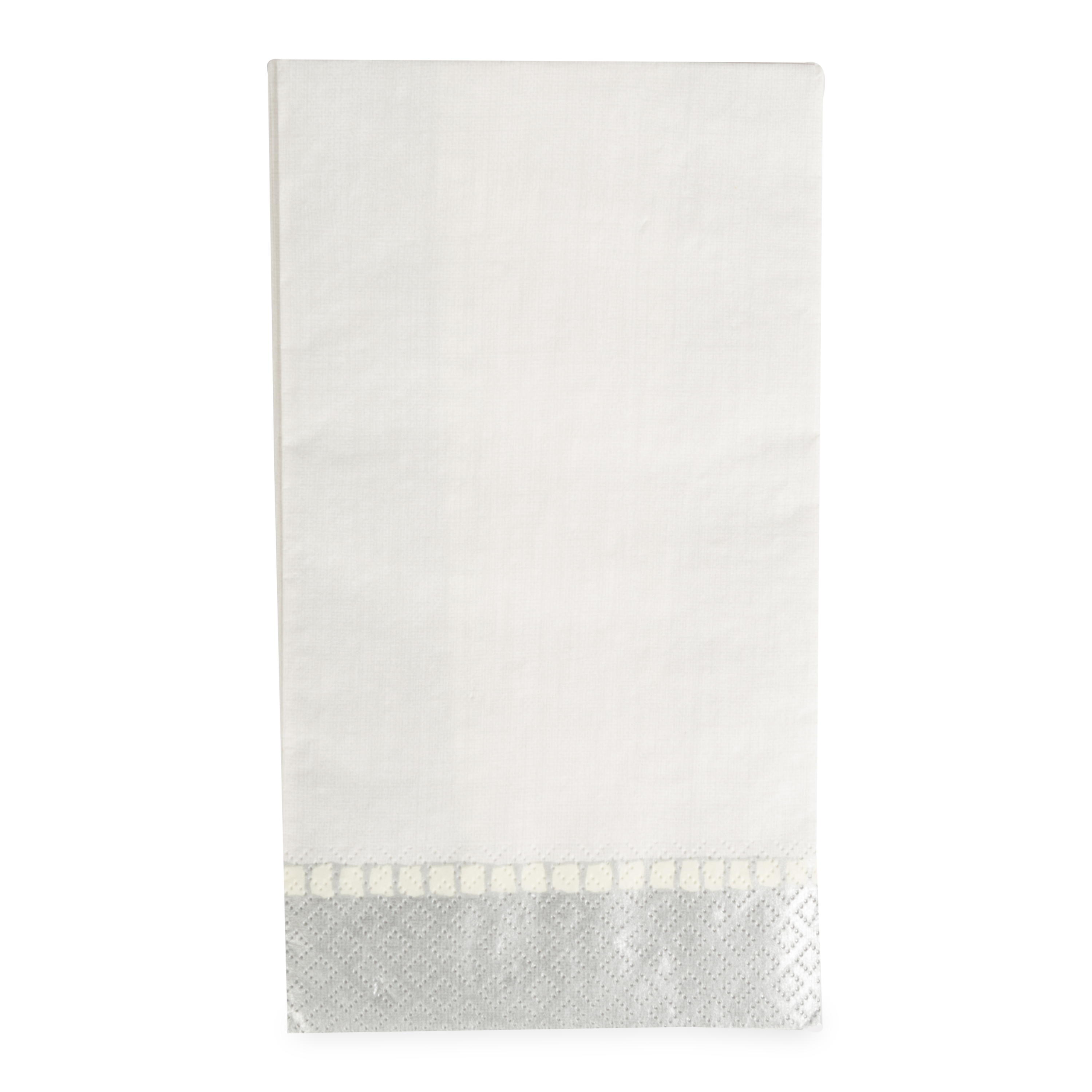 Premium Linen Border Paper Guest Towels - Elegant Disposable Hand Towels for Bathroom, Kitchen, and Party Events