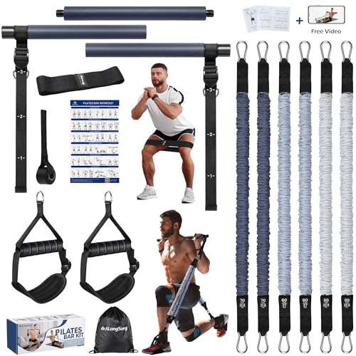 Greyblue(50/60/70lbs)+legs Resistance Band