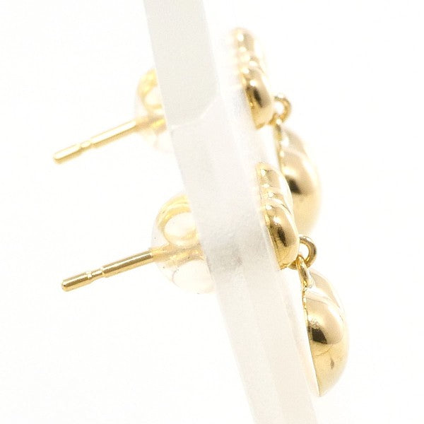 18K Yellow Gold Earrings for Women - Elegant Dangle Hoop Earrings | Perfect for Weddings, Parties & Everyday Wear
