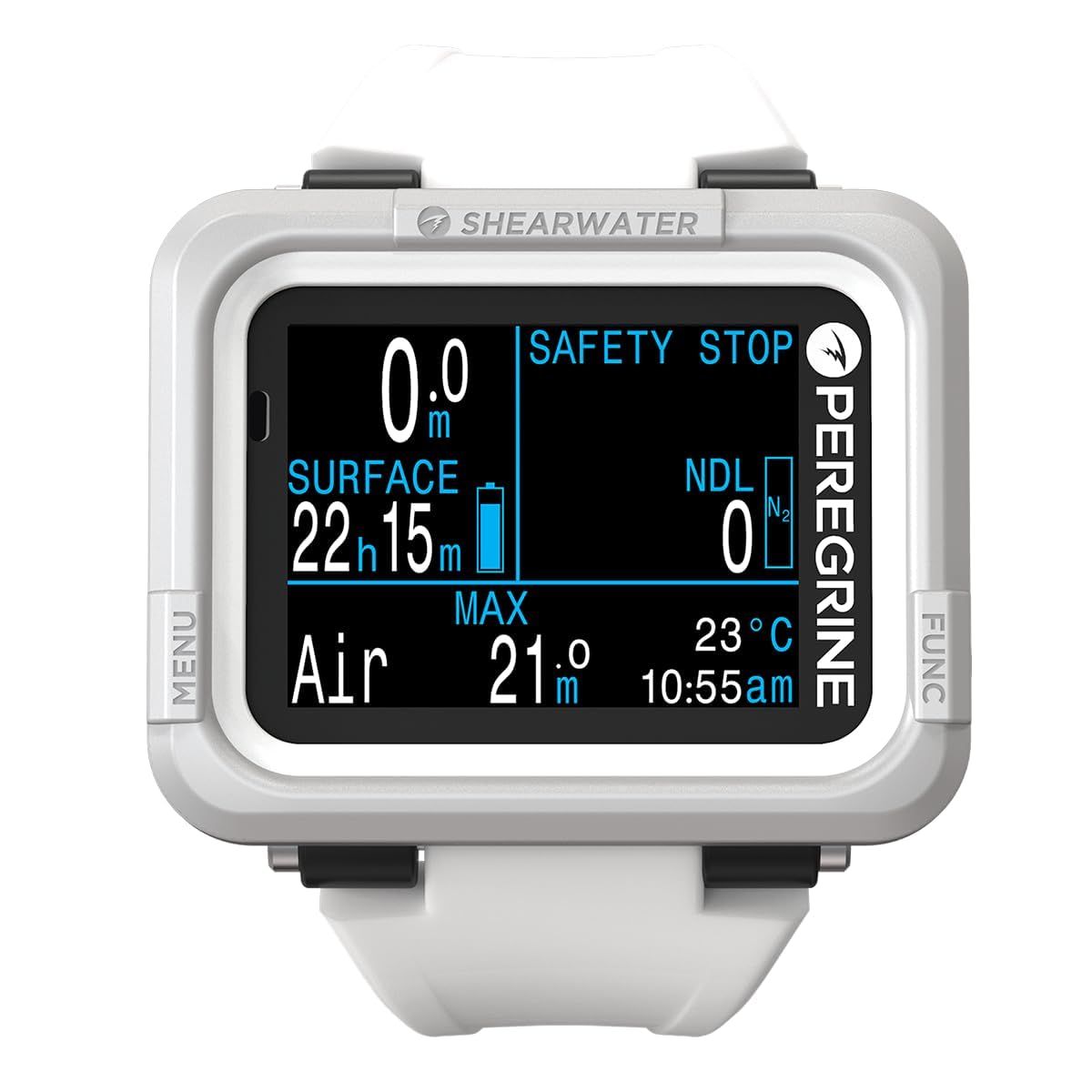 Shearwater Peregrine Dive Computer - Advanced Scuba Diving Watch for Recreational & Technical Divers | Perfect for Underwater Exploration, Spearfishing & Marine Adventures