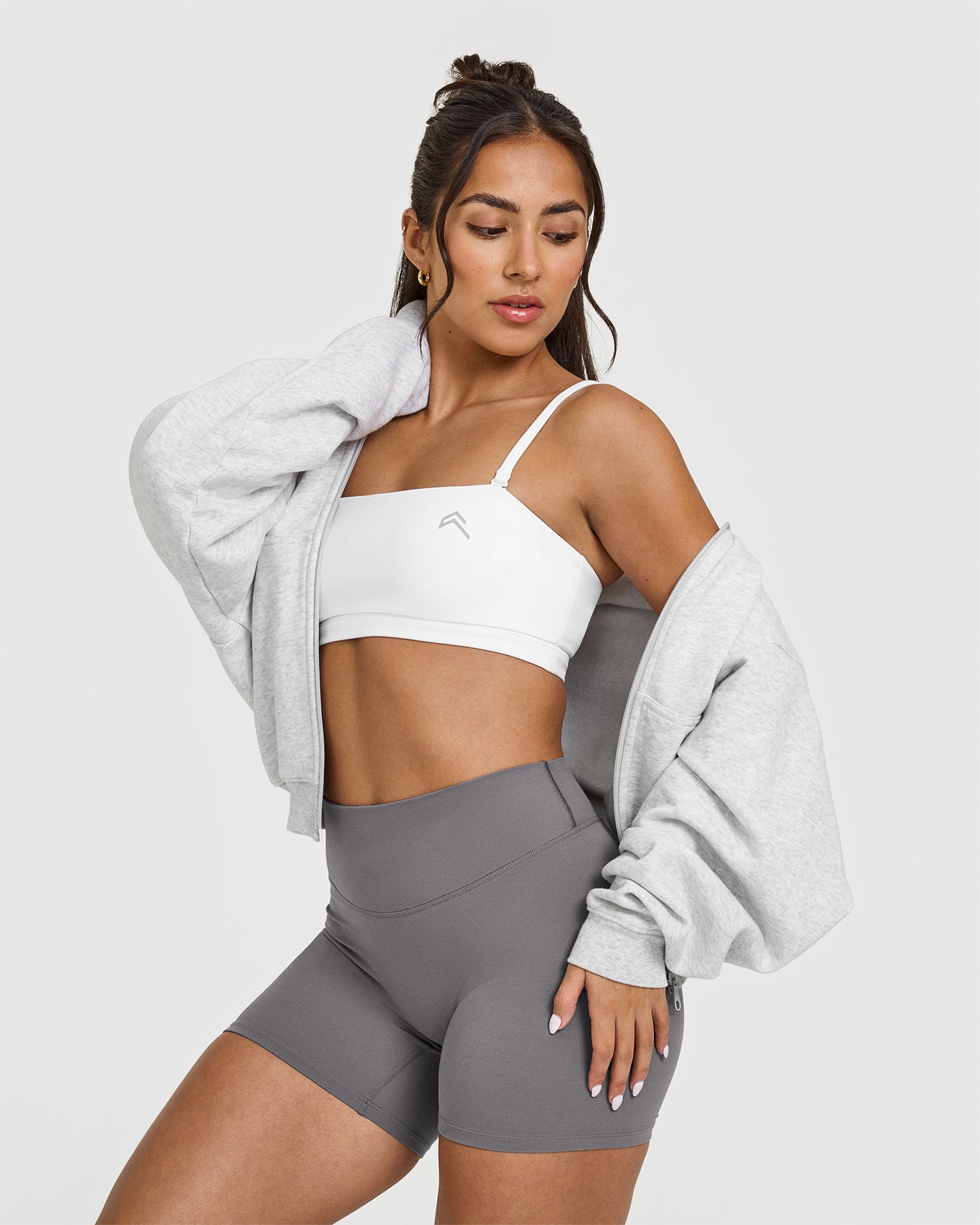 EasyLift™ Multi-Way Bandeau Bralette - Seamless Comfort Bra for Women | Adjustable Straps & Wireless Support | Perfect for Yoga, Workouts & Everyday Wear | White