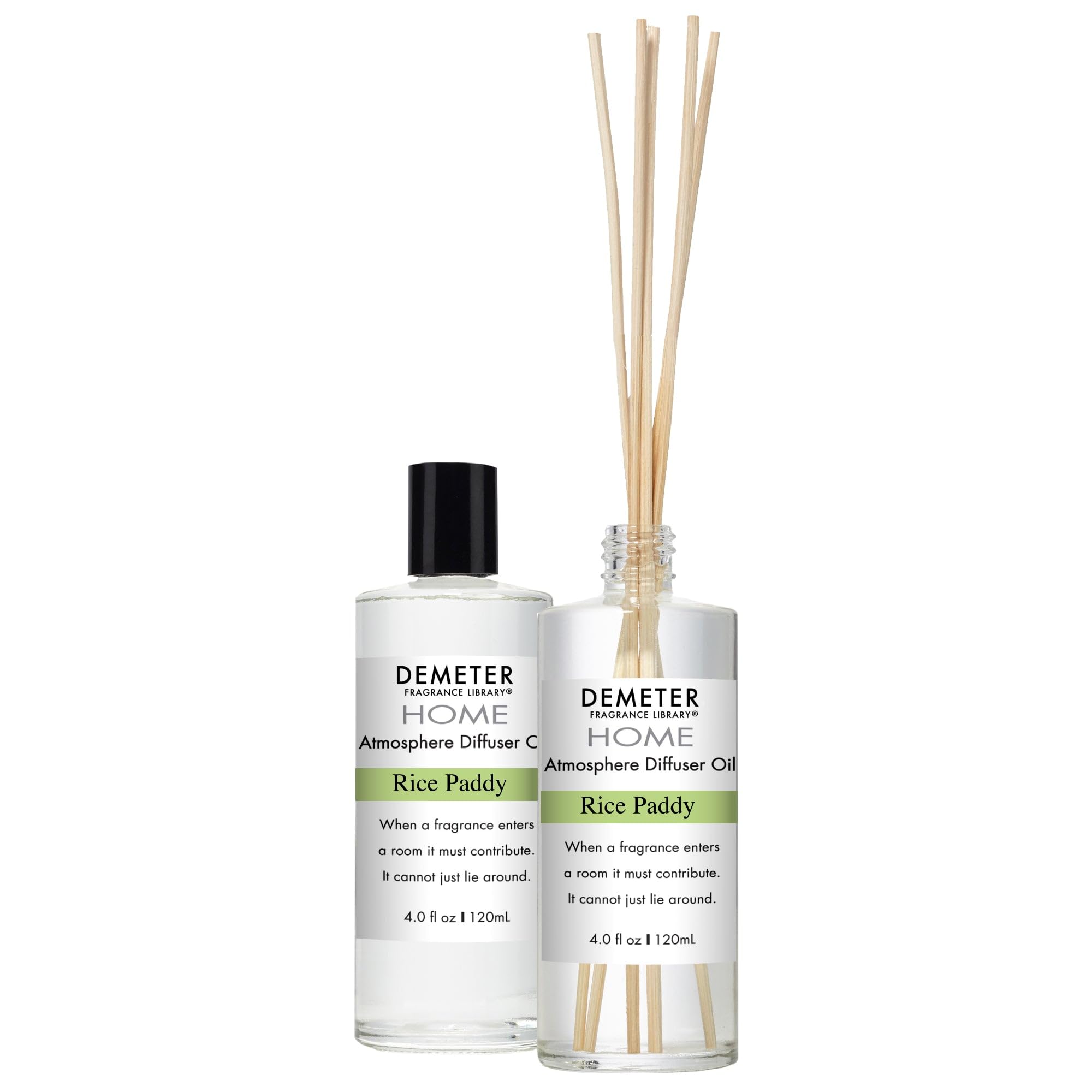 Demeter Rice Paddy Atmosphere Diffuser Oil - 4oz Aromatherapy Essential Oil for Home, Office & Spa Relaxation