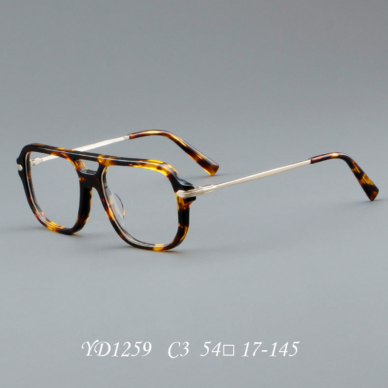 Vintage Retro Eyeglass Frames - Classic Round Plate Glasses for Men & Women - Trendy Hipster Style Eyewear - Perfect for Reading, Fashion, and Everyday Use