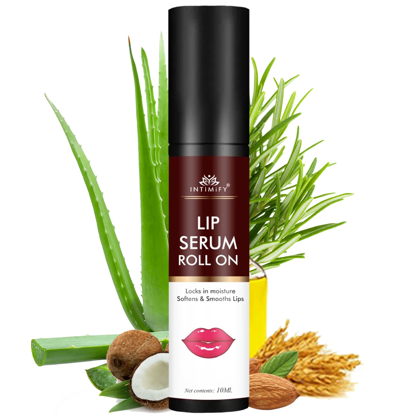 INTIMIFY Lip Brightening Serum for Dark Lips - Whitening & Moisturizing Treatment with Nourishing Formula to Soften Lips for Men & Women - 10ml (Pack of 1) - Perfect for Daily Lip Care & Nighttime Hydration