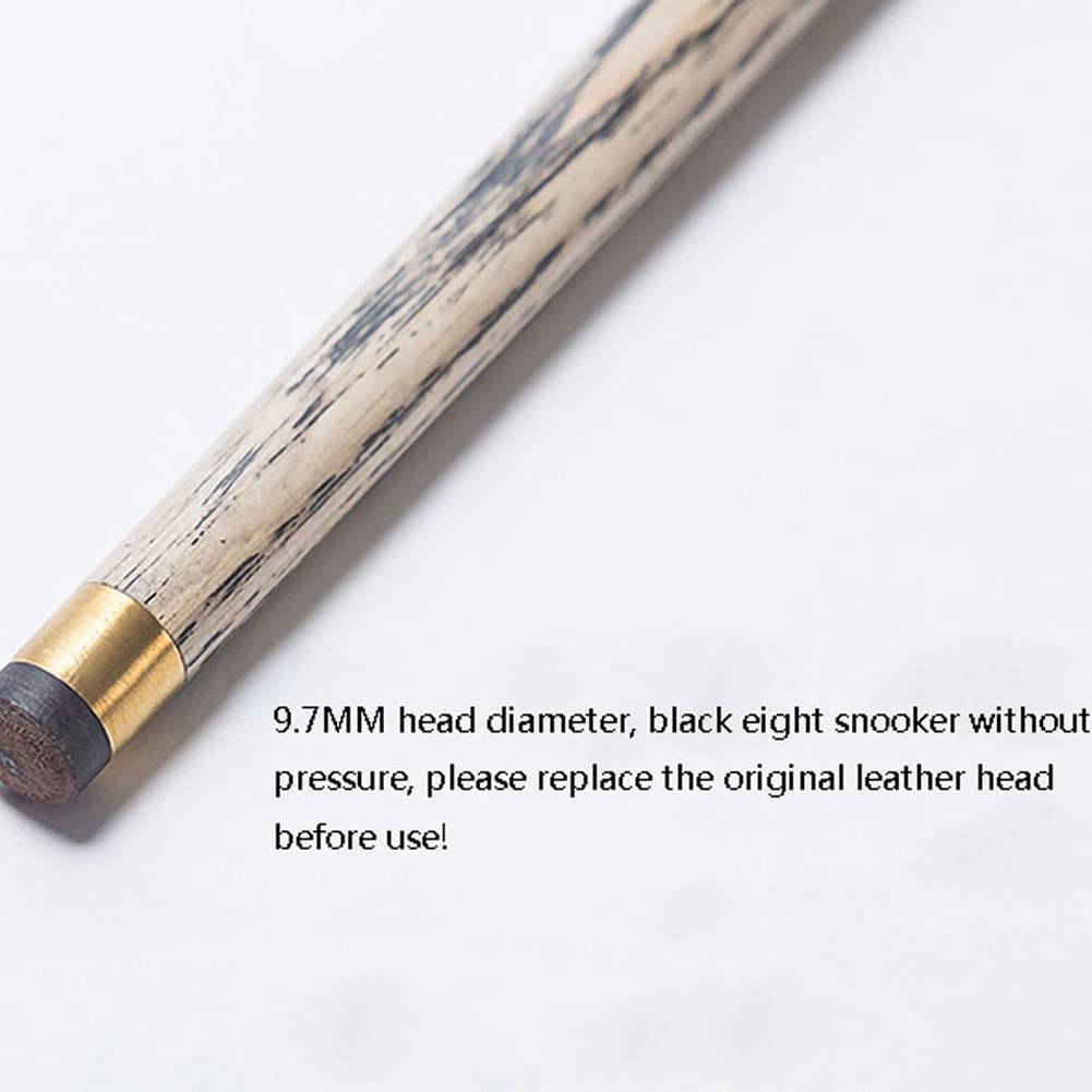 Professional BBAUER Snooker Pool Cue Stick - Small Tip, Black 8-Piece Split Cue Set (3/4 Chinese Style) for Billiards, Snooker & Game Room Decor