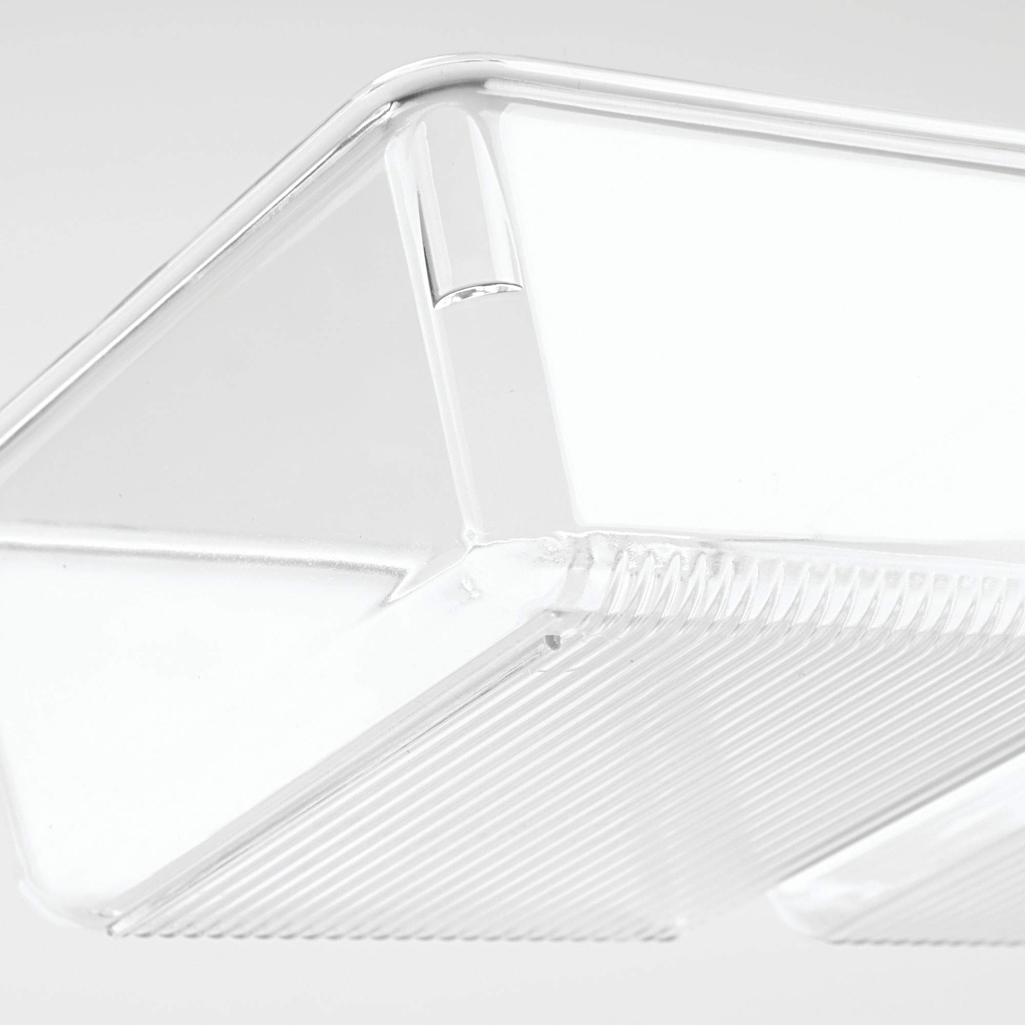 InterDesign Linus Clear Dresser & Vanity Drawer Organizer - 13
