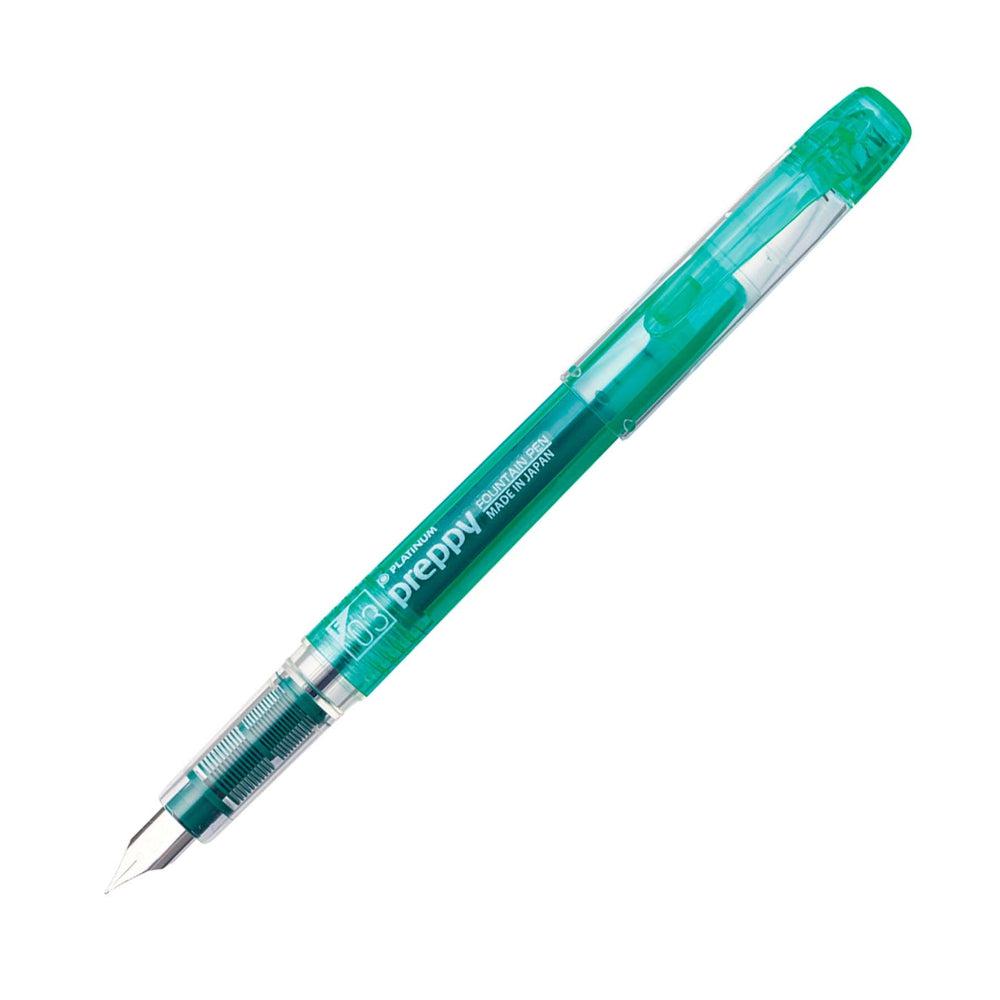 Premium Platinum Preppy Fountain Pen - Smooth Writing Fine Nib for Calligraphy, Note Taking & Gift Giving - Ideal for Students, Professionals & Pen Enthusiasts