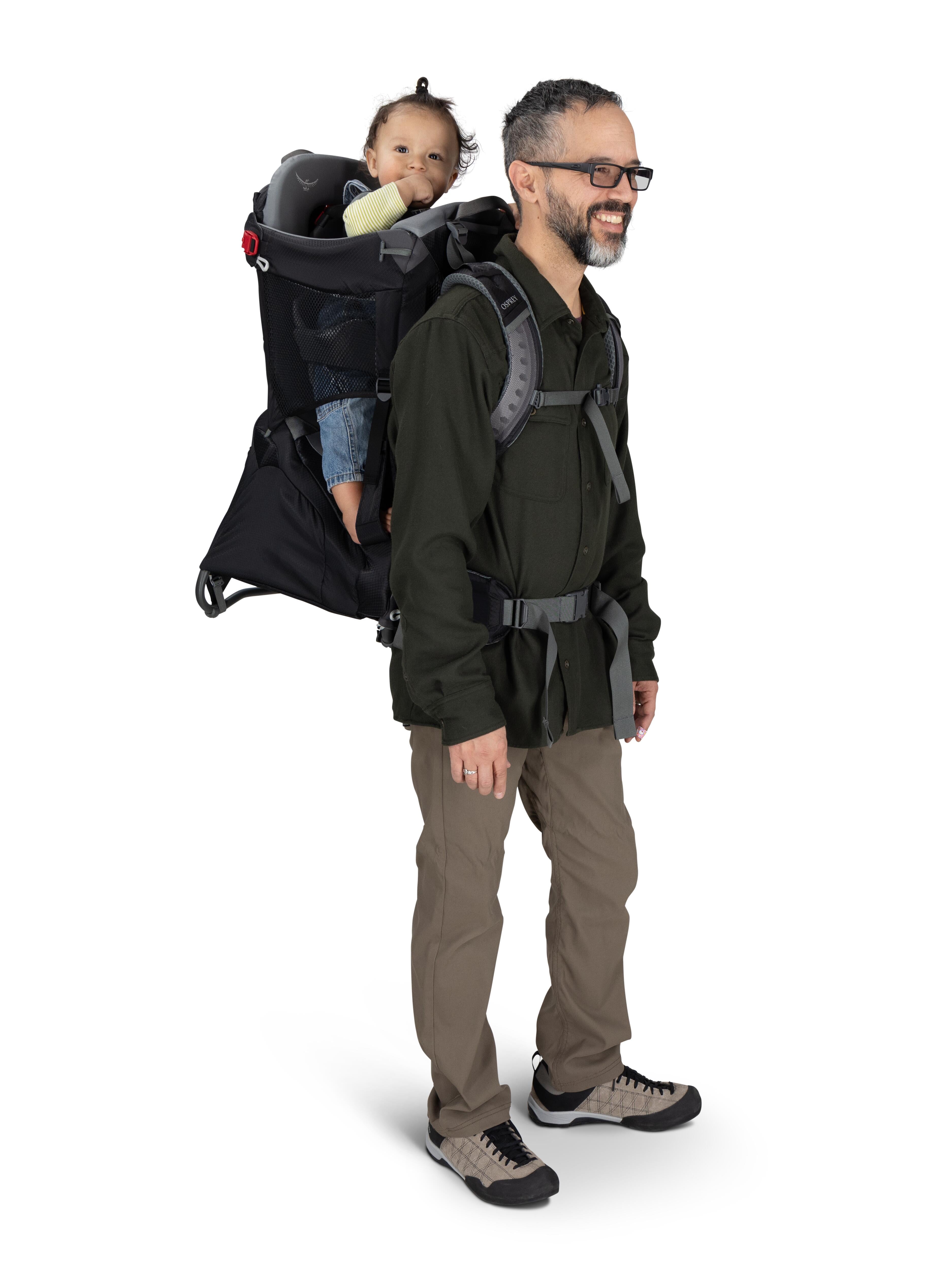 Osprey Poco Premium Child Carrier Backpack - Lightweight & Ergonomic Hiking Baby Carrier for Outdoor Adventures | Perfect for Hiking, Travel & Family Camping Trips