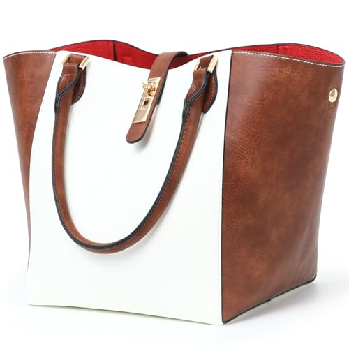 Brown With White