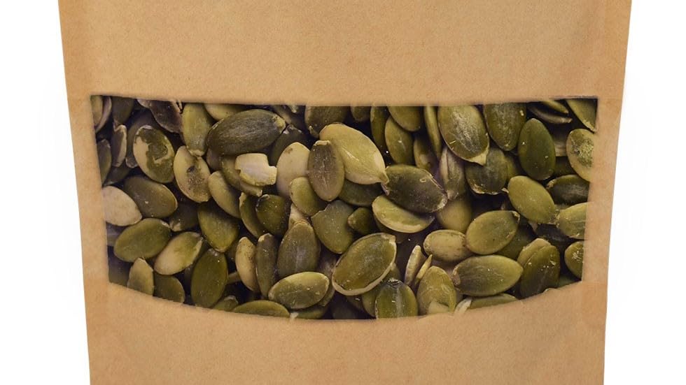 Organic Pumpkin Seeds 1kg Shelled - Raw, Untreated, Vegan, Perfect for Snacks, Baking & Salads - Healthy Superfood for Energy Boosts, Trail Mix & Homemade Granola