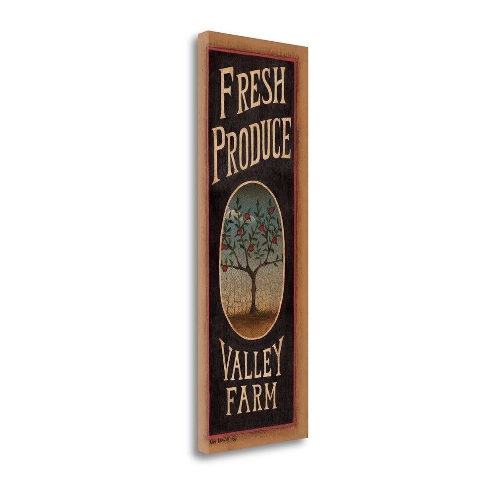 Apple Tree By Kim Lewis - Fine Art Giclee Print on Gallery Wrap Canvas - Ready to Hang Wall Art - Perfect for Living Room, Bedroom & Office Decor