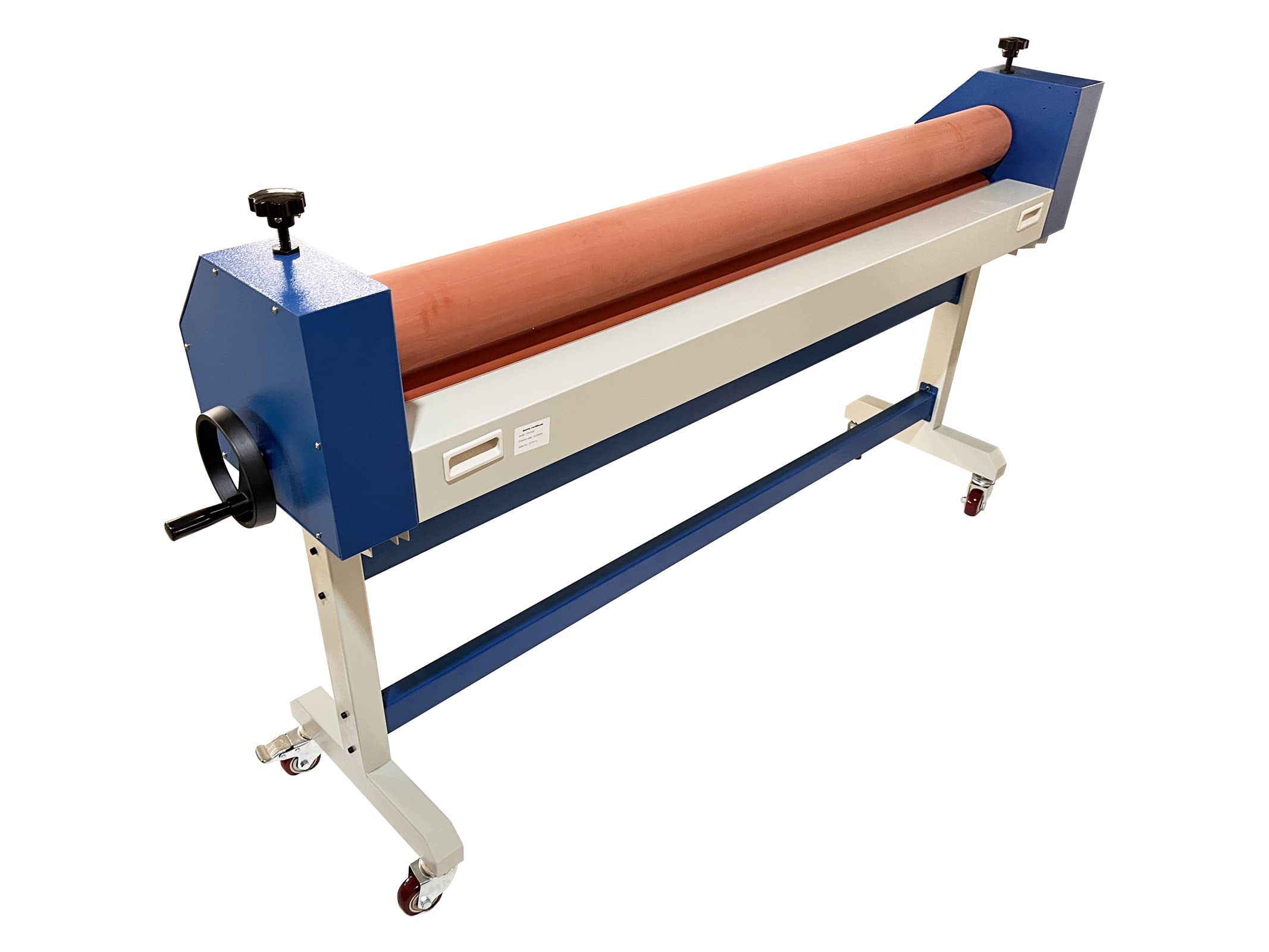 51in 1300mm Manual Cold Laminating Machine - Wide Format Laminator with Soft Rubber Roll for Advertising, Photos & Posters | Ideal for Signage, Art Protection & Document Preservation