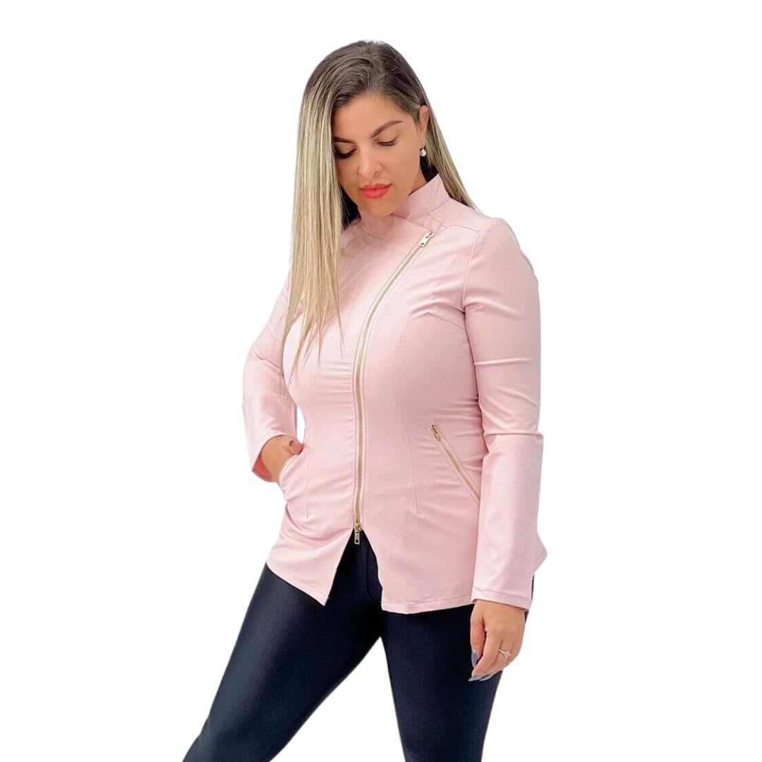 Best Women's Scrubs for Spa & Salon - Pink Aesthetician Uniform, Long Sleeve Bleach-Resistant Top | Perfect for Medical Professionals, Nurses & Beauty Therapists